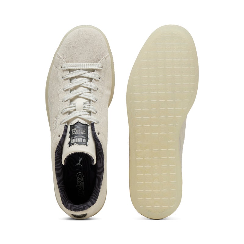 PUMA Suede CASPER Mens White Sneakers - Image 4